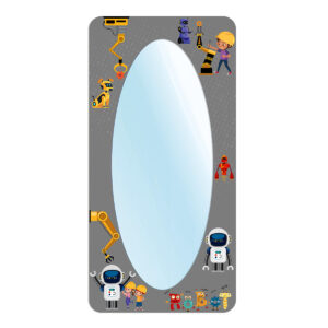 Anaokulu Robotik Temalı Boy Aynası