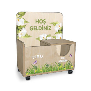 Anaokulu Zambak Desenli Galoşluk